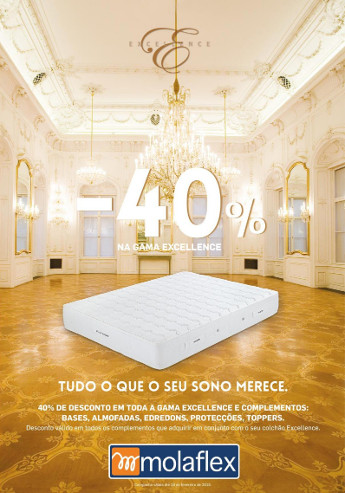 Saldos MOLAFLEX - Descontos até 50% Saldos MOLAFLEX - Descontos até 50%